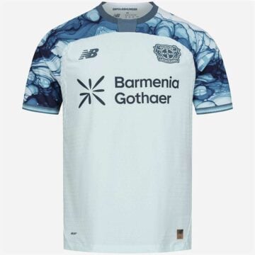 Men's Replica New Balance Bayer 04 Leverkusen Away Jersey 26/27