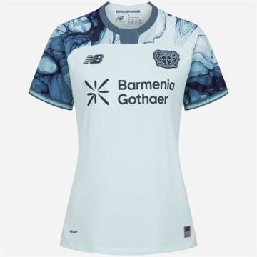 Women's Replica New Balance Bayer 04 Leverkusen Away Jersey 26/27