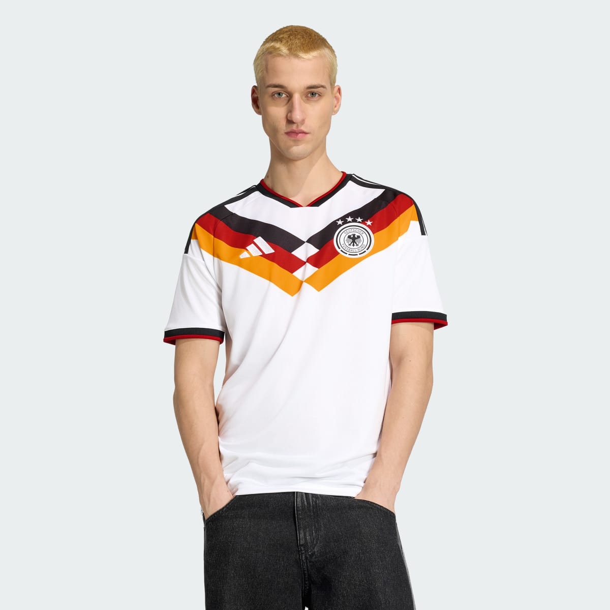 Men's Replica adidas Germany Home Jersey 26/27