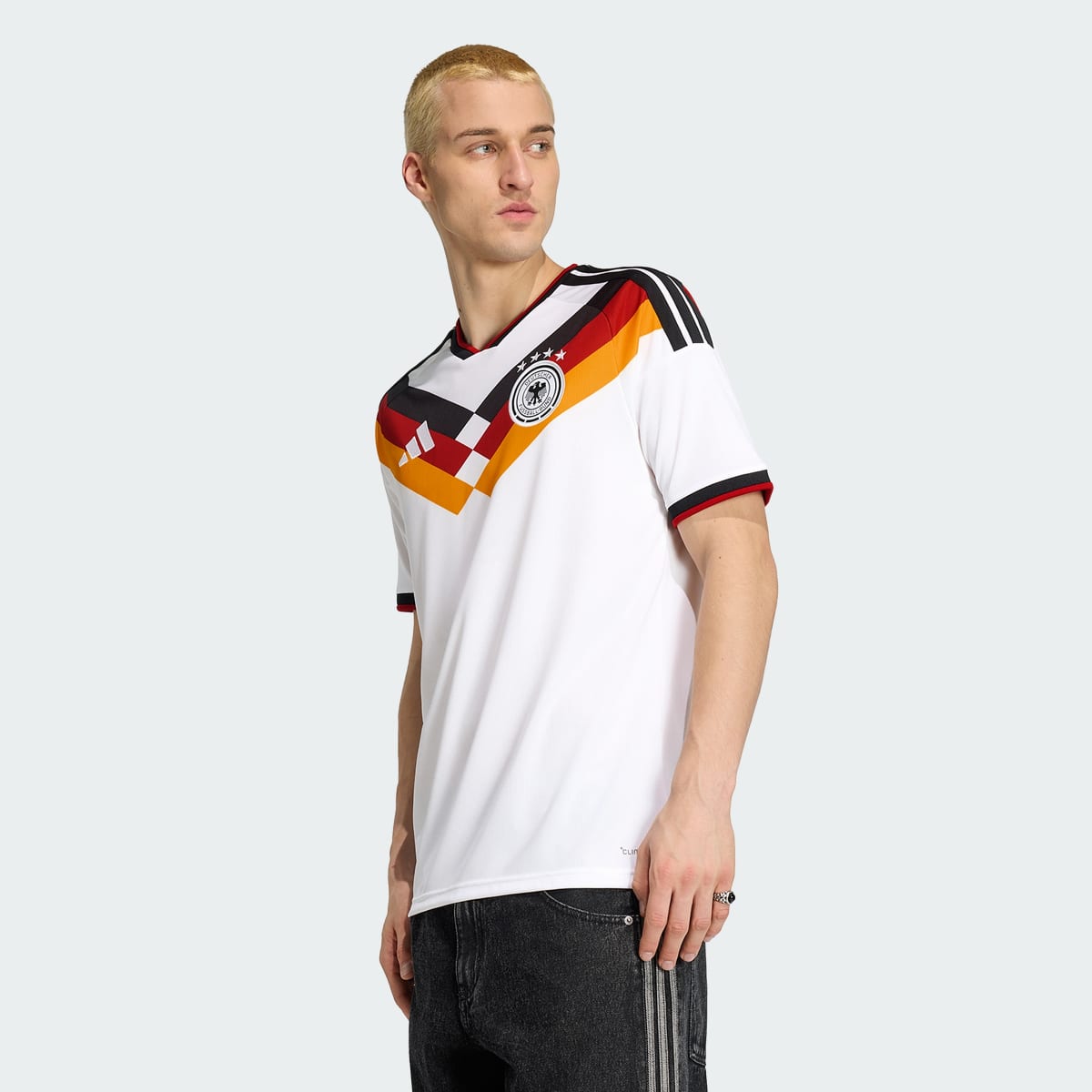 Men's Replica adidas Germany Home Jersey 26/27 - Image 3