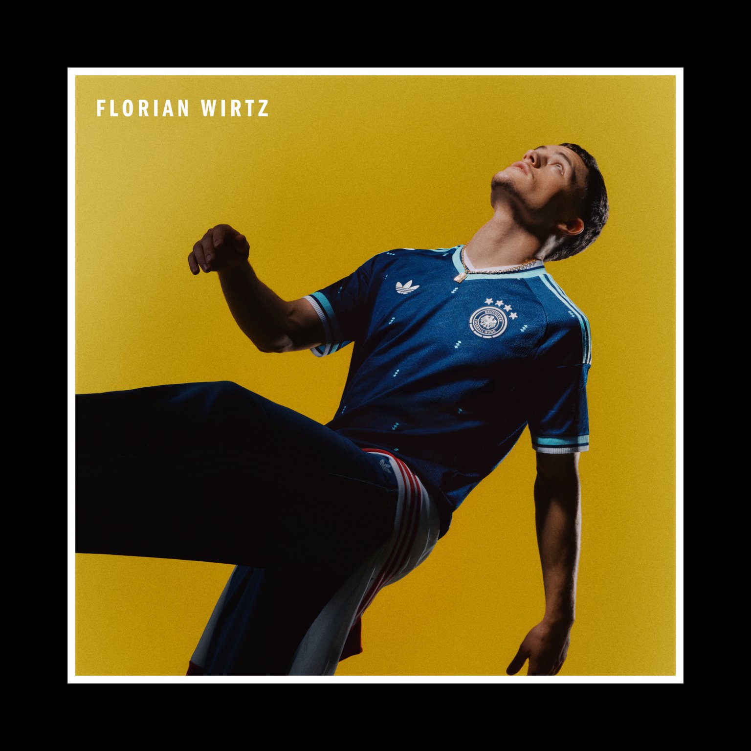 Visual featuring fans wearing the new Germany FIFA World Cup 26™ Away kit