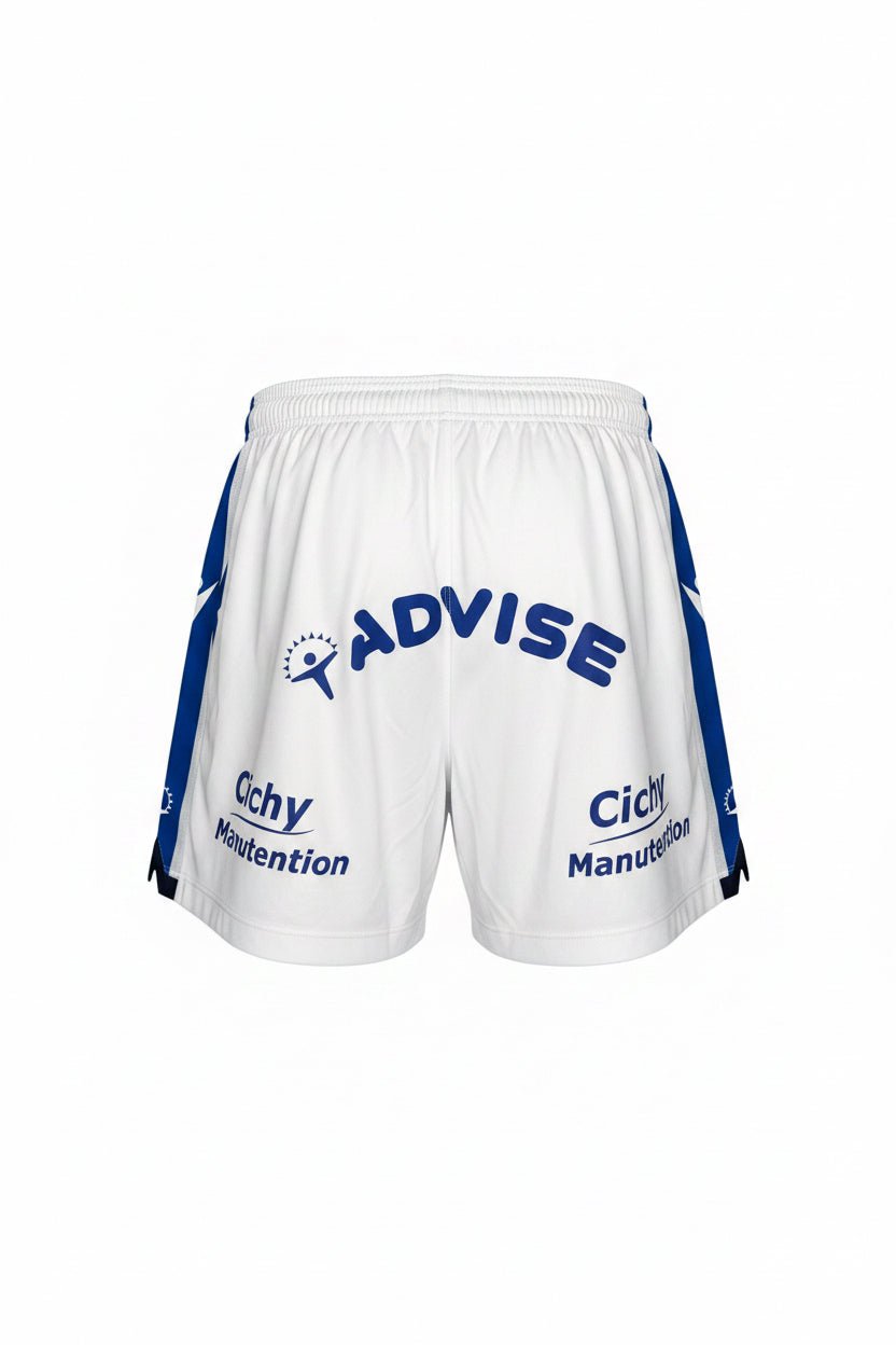 Men's Replica Macron AJ Auxerre Standard Shorts 26/27 - Image 2