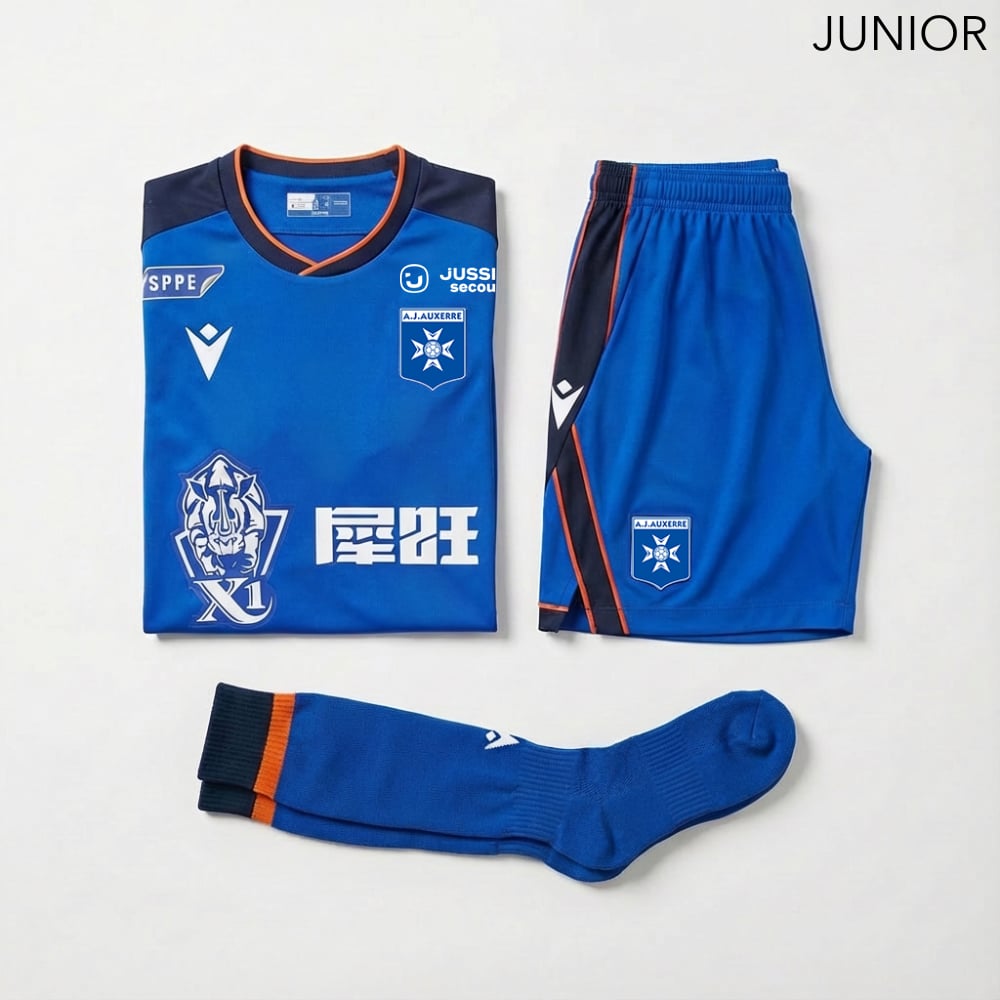 Kids Replica Macron AJ Auxerre Third Kit 26/27