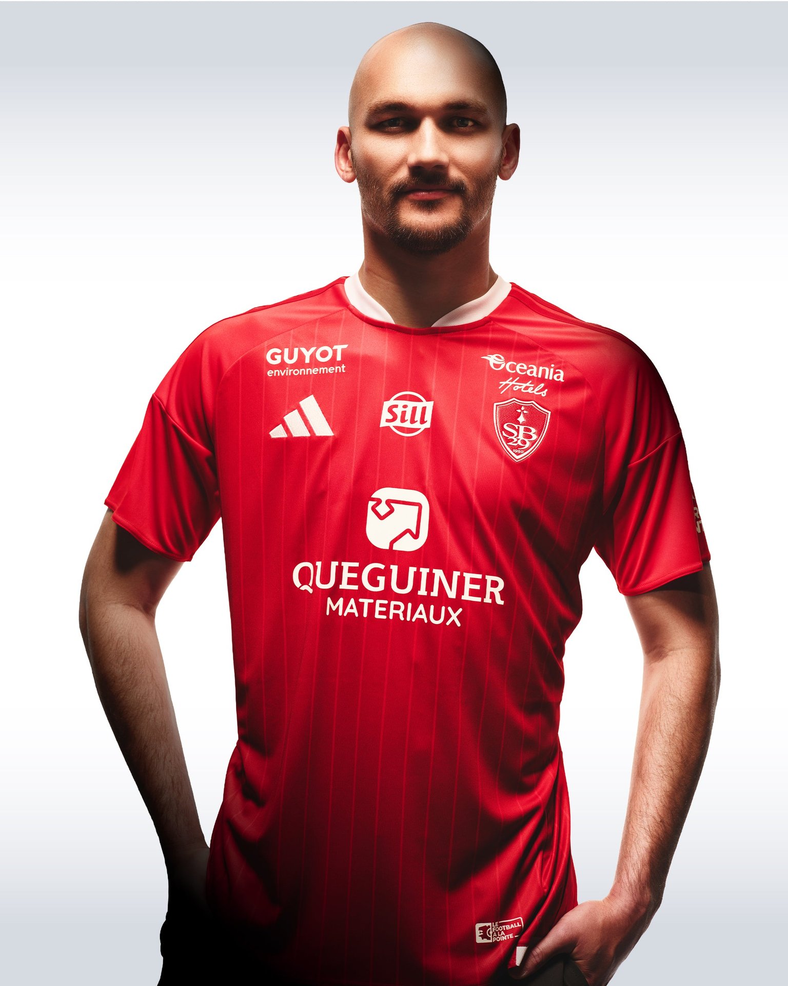 Men's Replica adidas Stade Brestois Standard Jersey 26/27 - Image 5