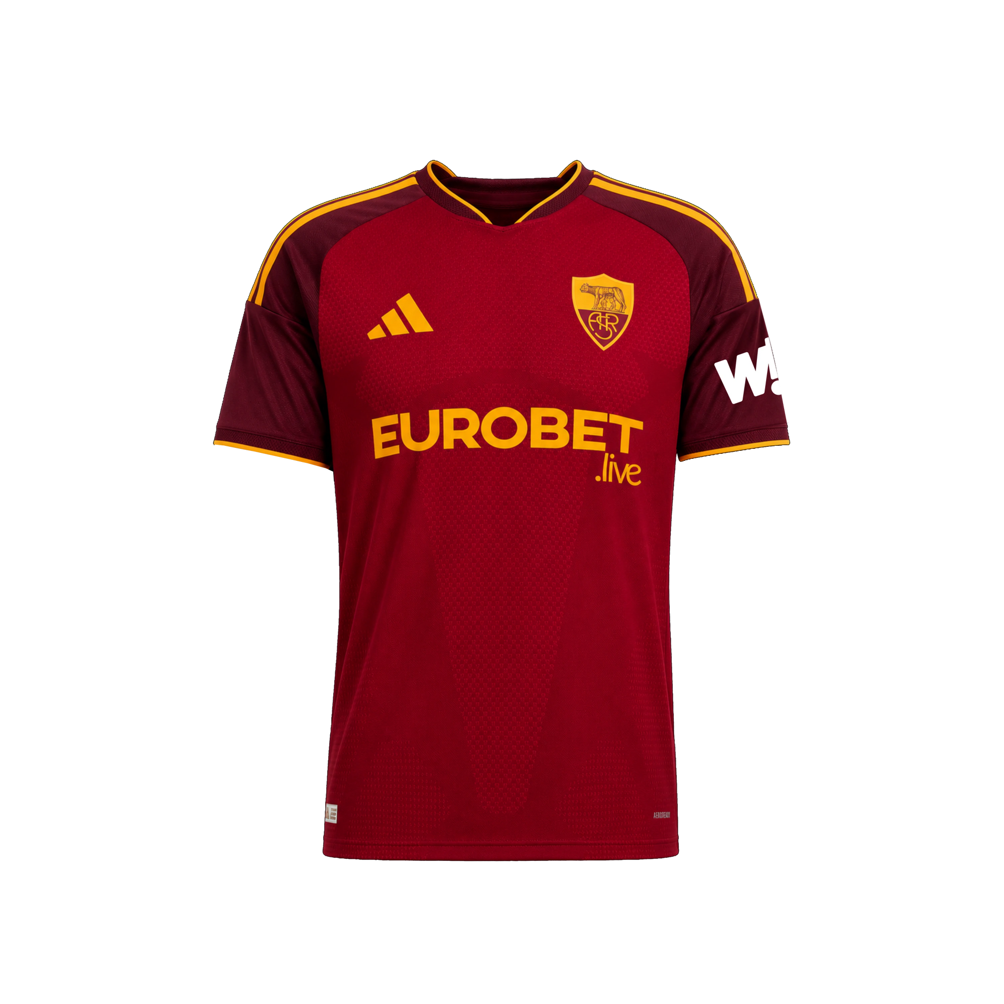 Men's Authentic adidas AS Roma Home Jersey 26/27