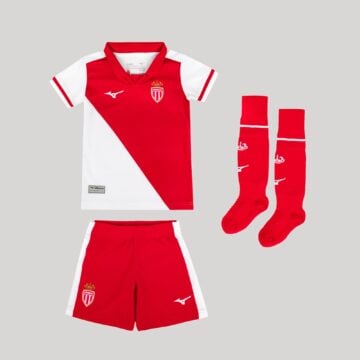 Kids Replica adidas AS Monaco Home Kit 26/27