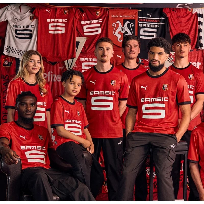 Kids Replica Puma Stade Rennais Standard Jersey 26/27 - Image 4