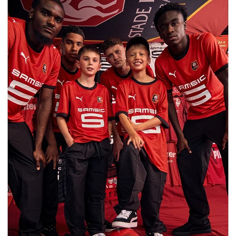 Kids Replica Puma Stade Rennais Standard Jersey 26/27 - Image 6