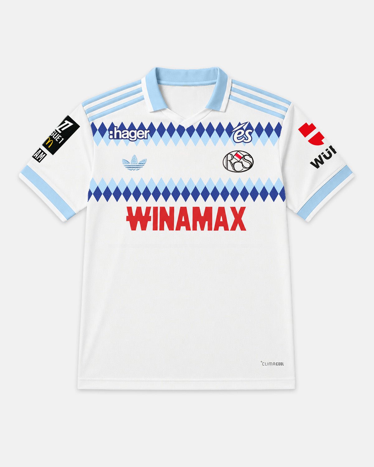 Men's Replica adidas RC Strasbourg Away Jersey 26/27