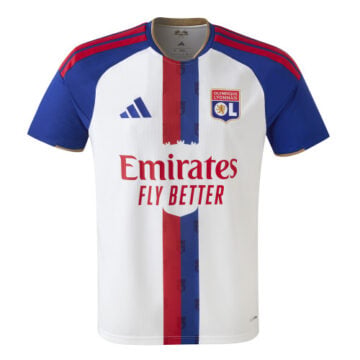 Men's Replica adidas Olympique Lyonnais Home Jersey 26/27