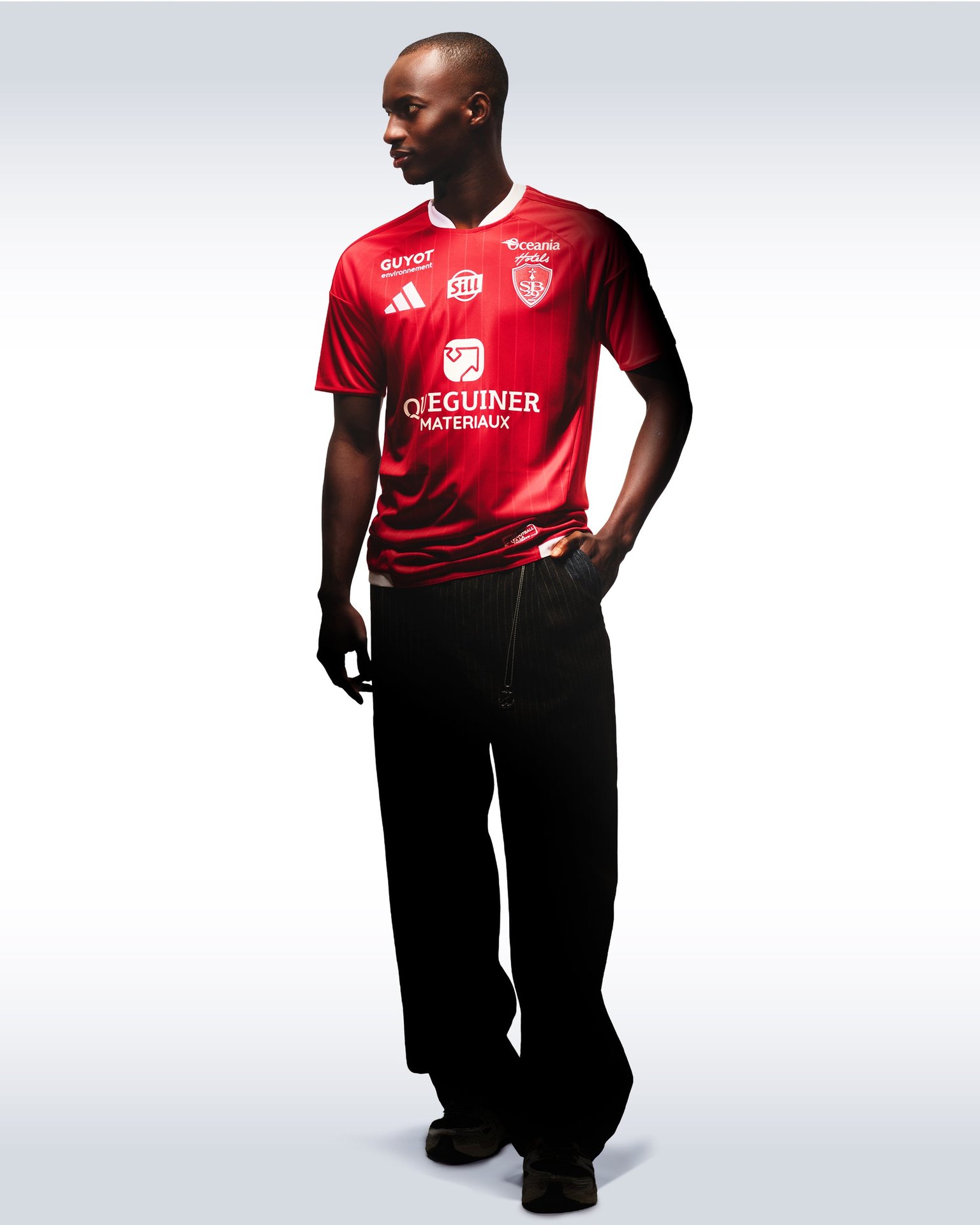 Men's Replica adidas Stade Brestois Standard Jersey 26/27 - Image 4