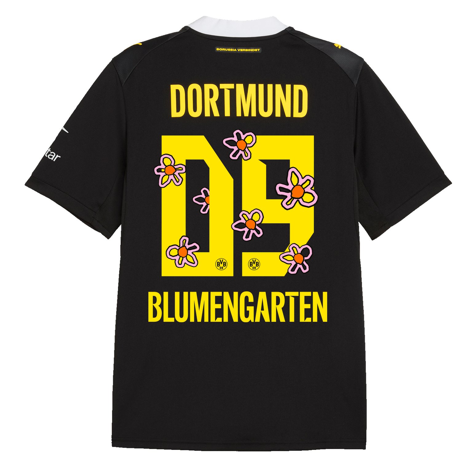 Men's Replica Puma Borussia Dortmund Away Jersey 26/27