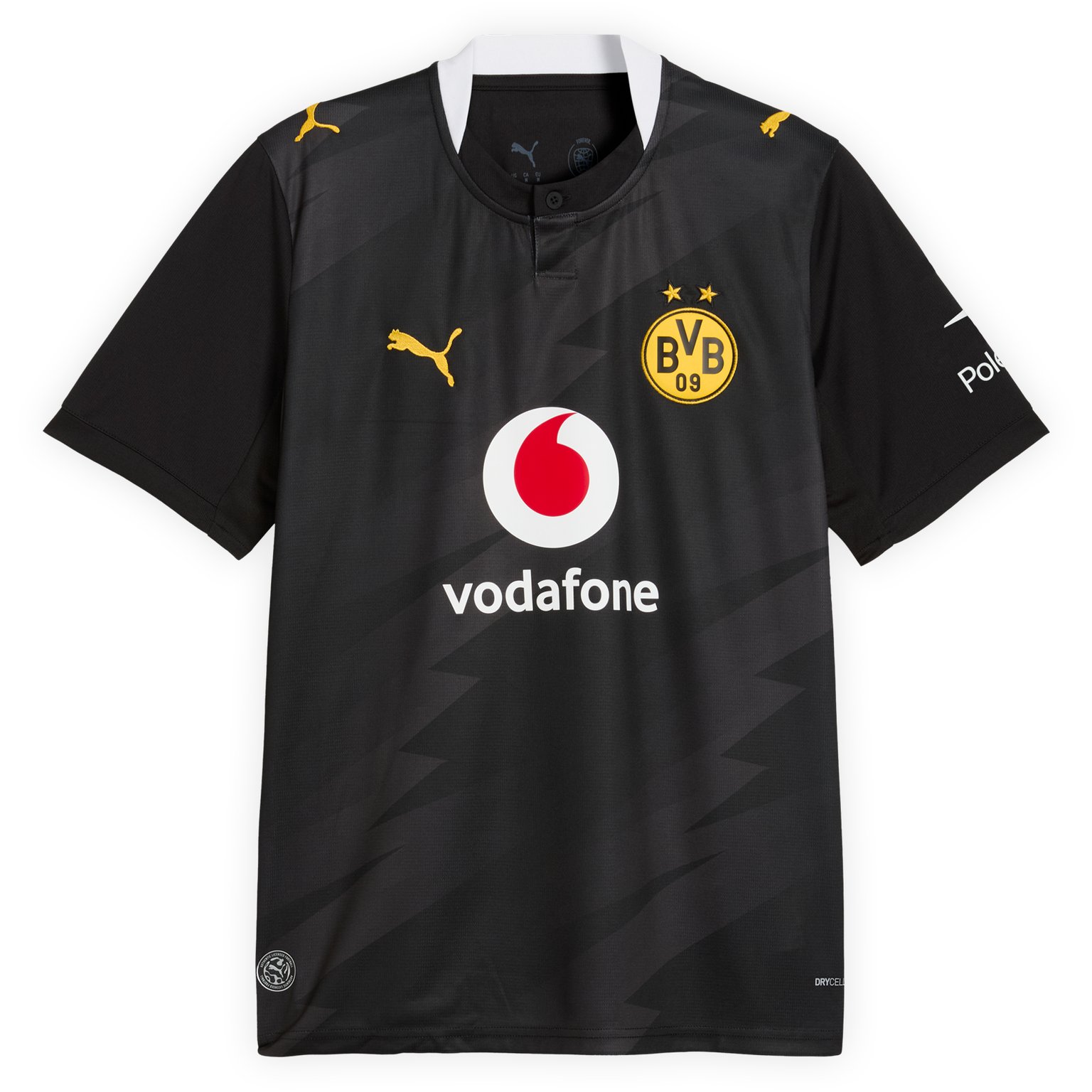 Men's Replica Puma Borussia Dortmund Away Jersey 26/27 - Image 2