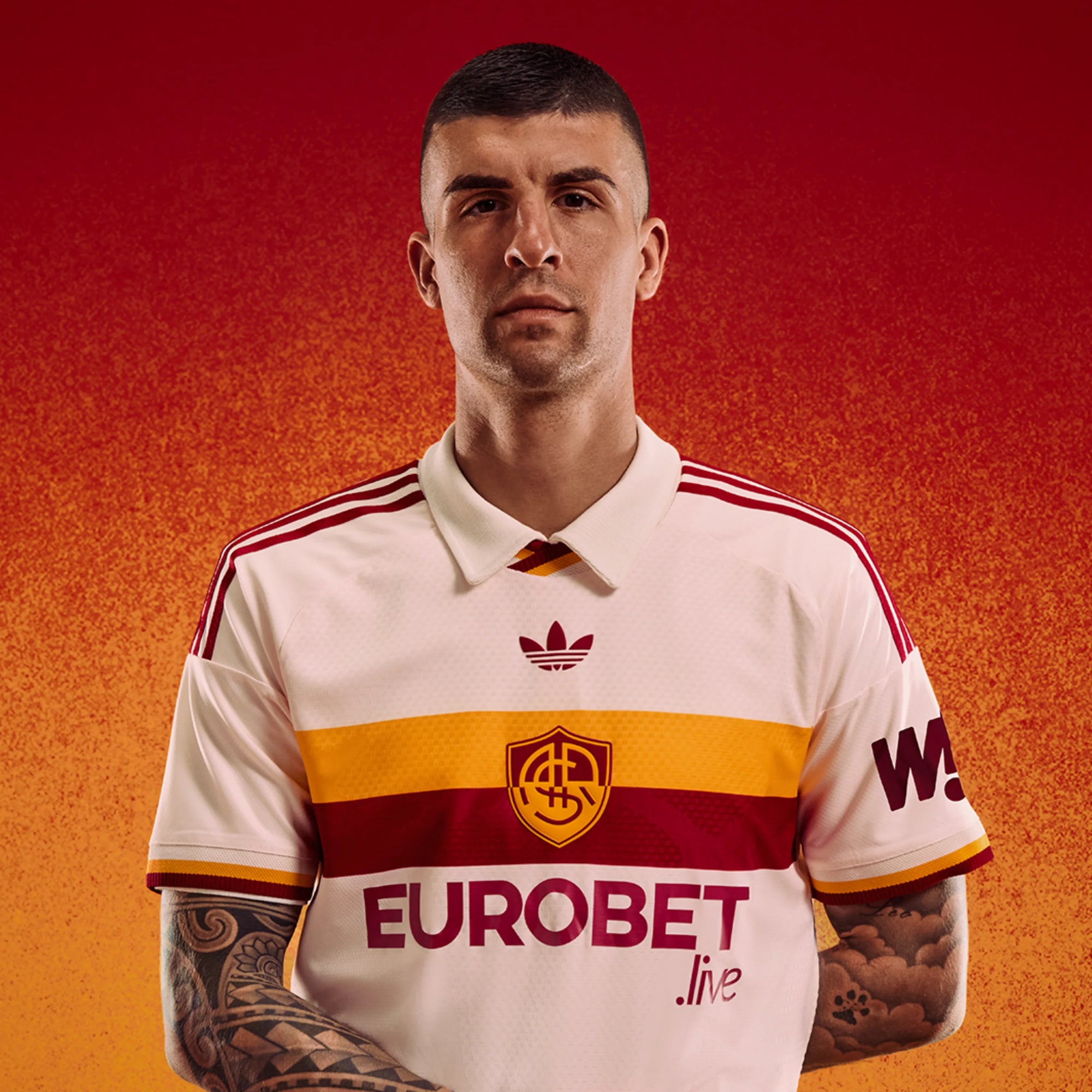 Men's Authentic adidas AS Roma Away Jersey 26/27 - Image 5