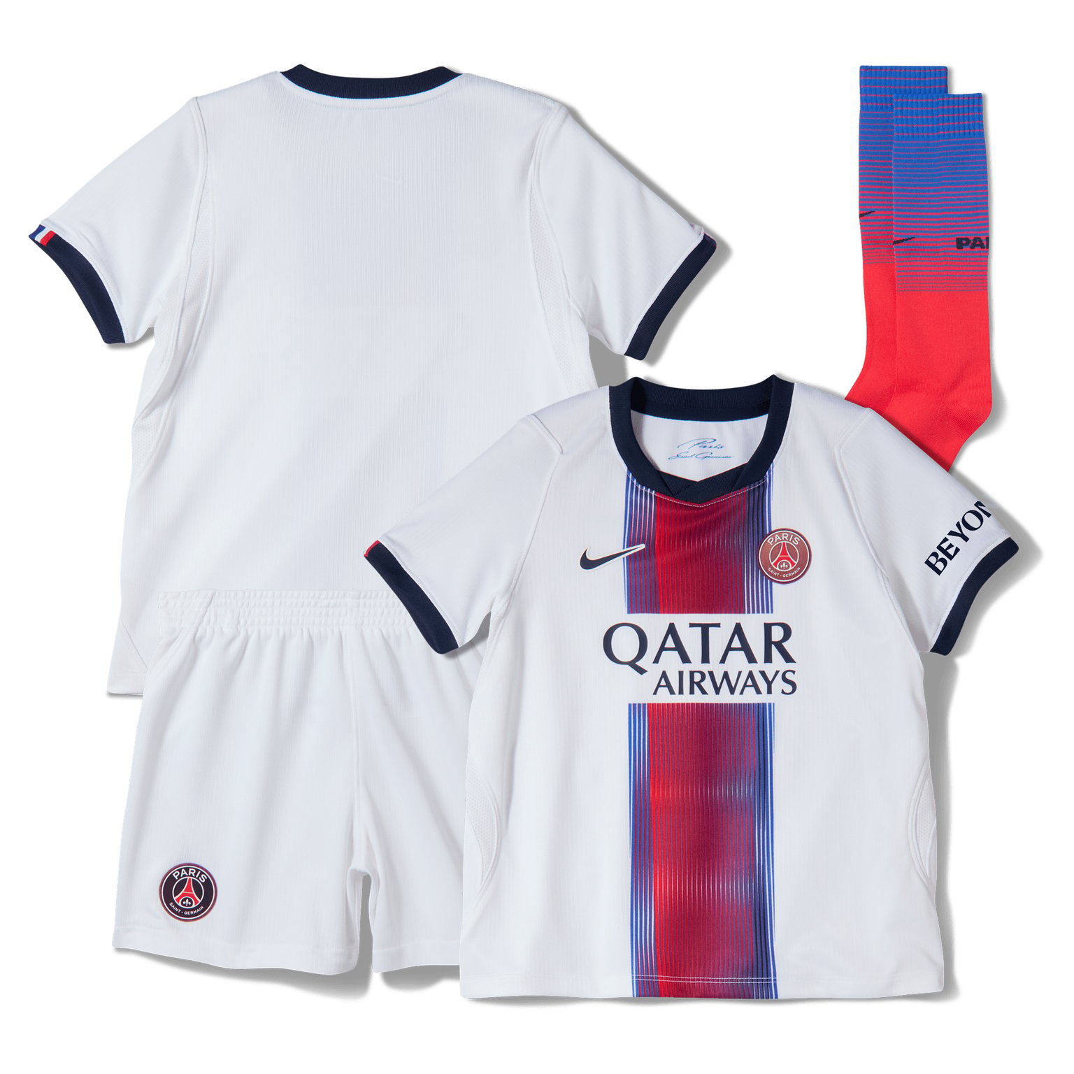 Kids Replica Nike Paris Saint-Germain Away Kit 26/27
