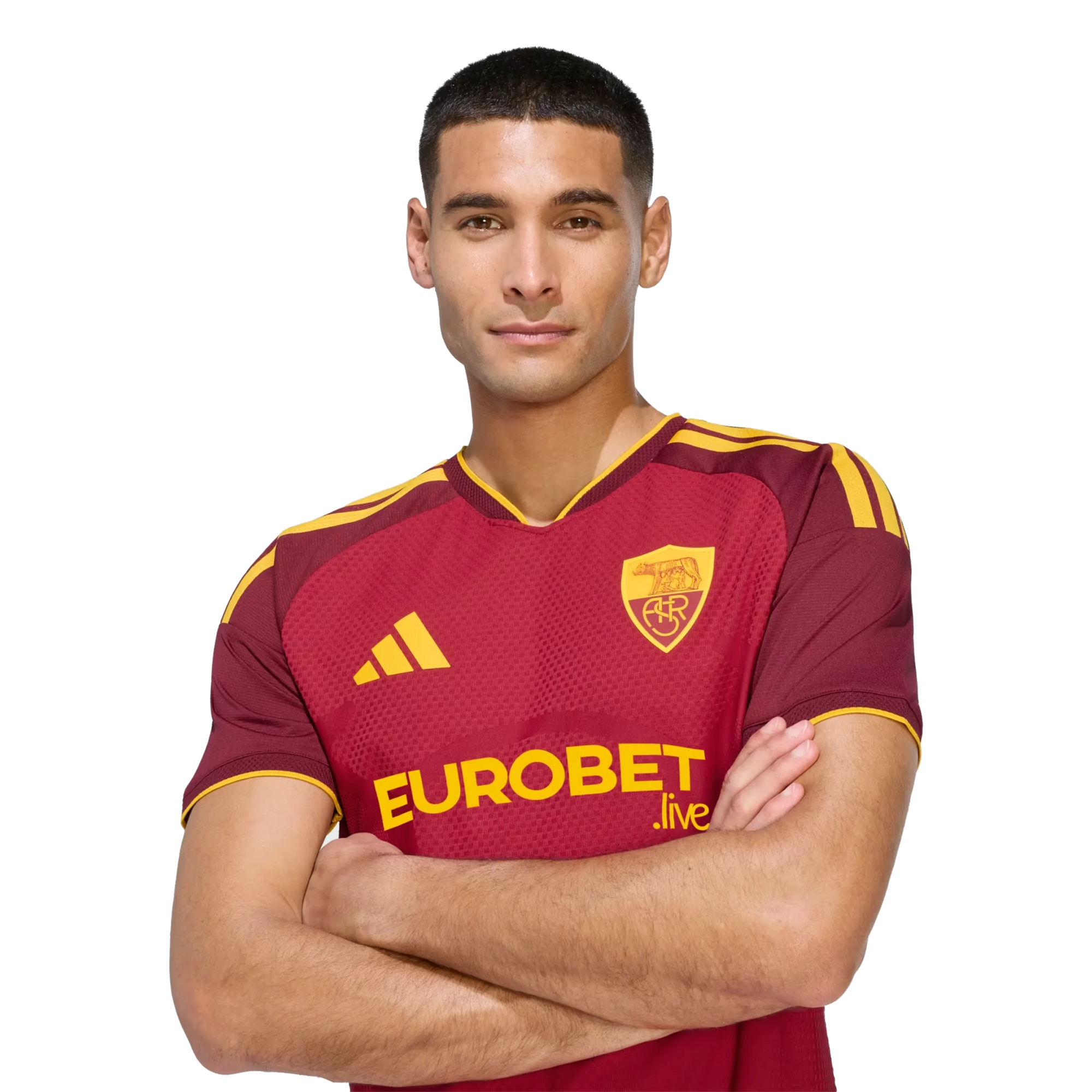 Men's Authentic adidas AS Roma Home Jersey 26/27 - Image 4