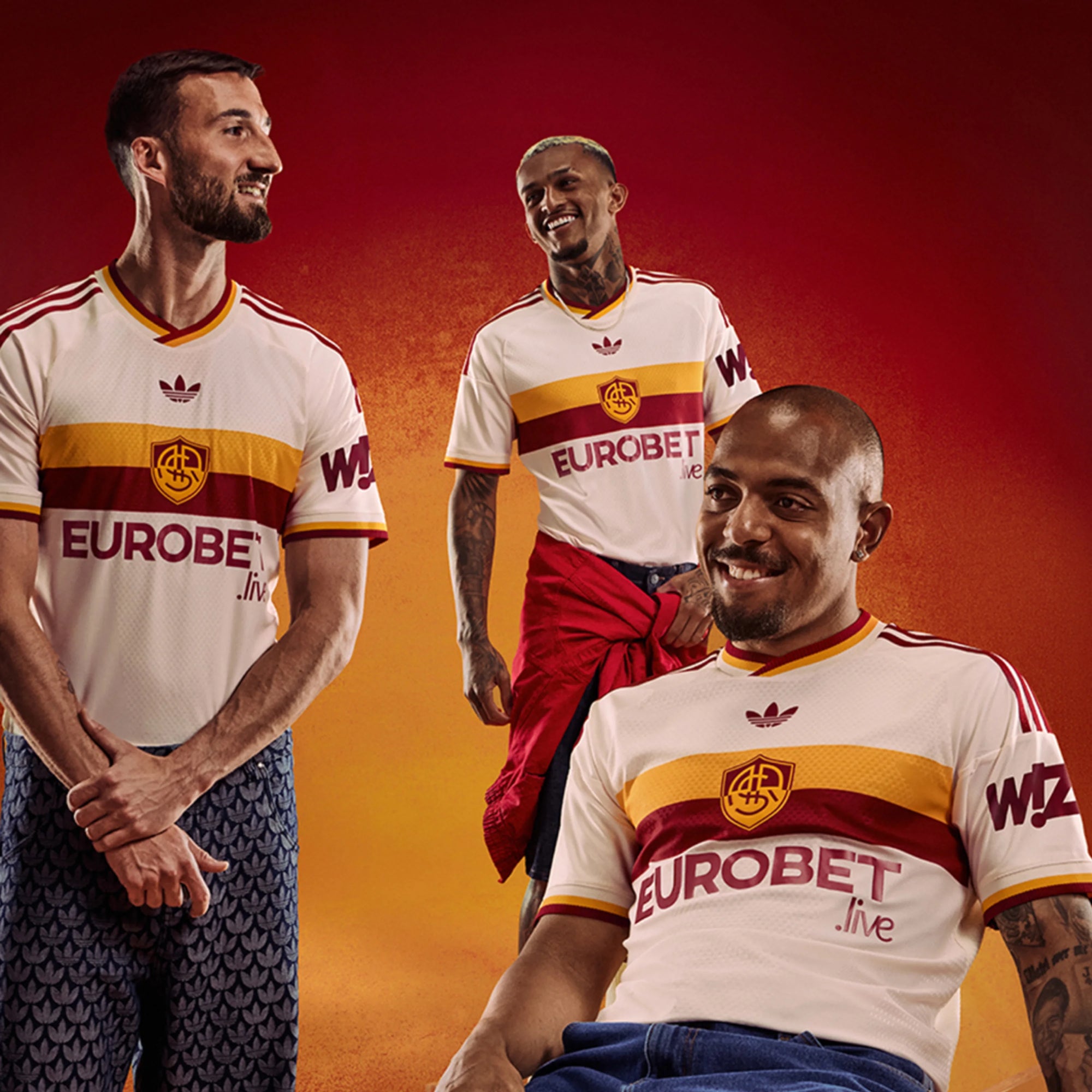 Men's Authentic adidas AS Roma Away Jersey 26/27 - Image 6