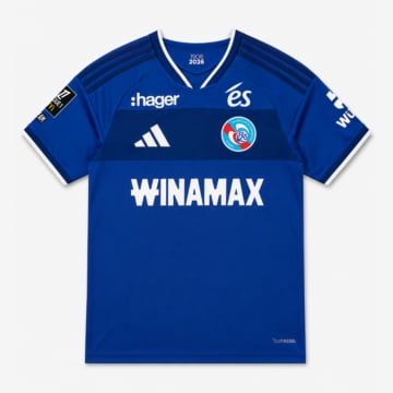 Men's Replica adidas RC Strasbourg Home Jersey 26/27