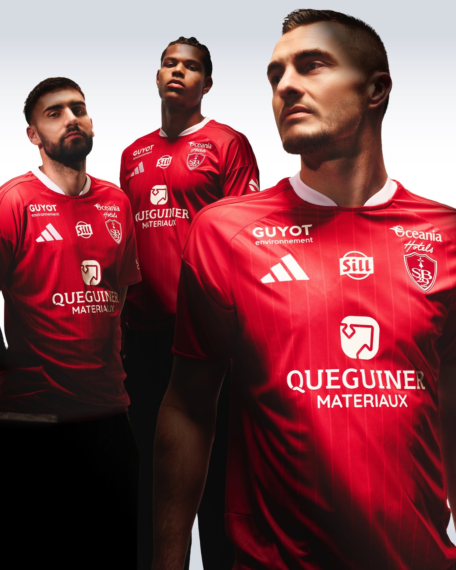 Men's Replica adidas Stade Brestois Standard Jersey 26/27 - Image 3