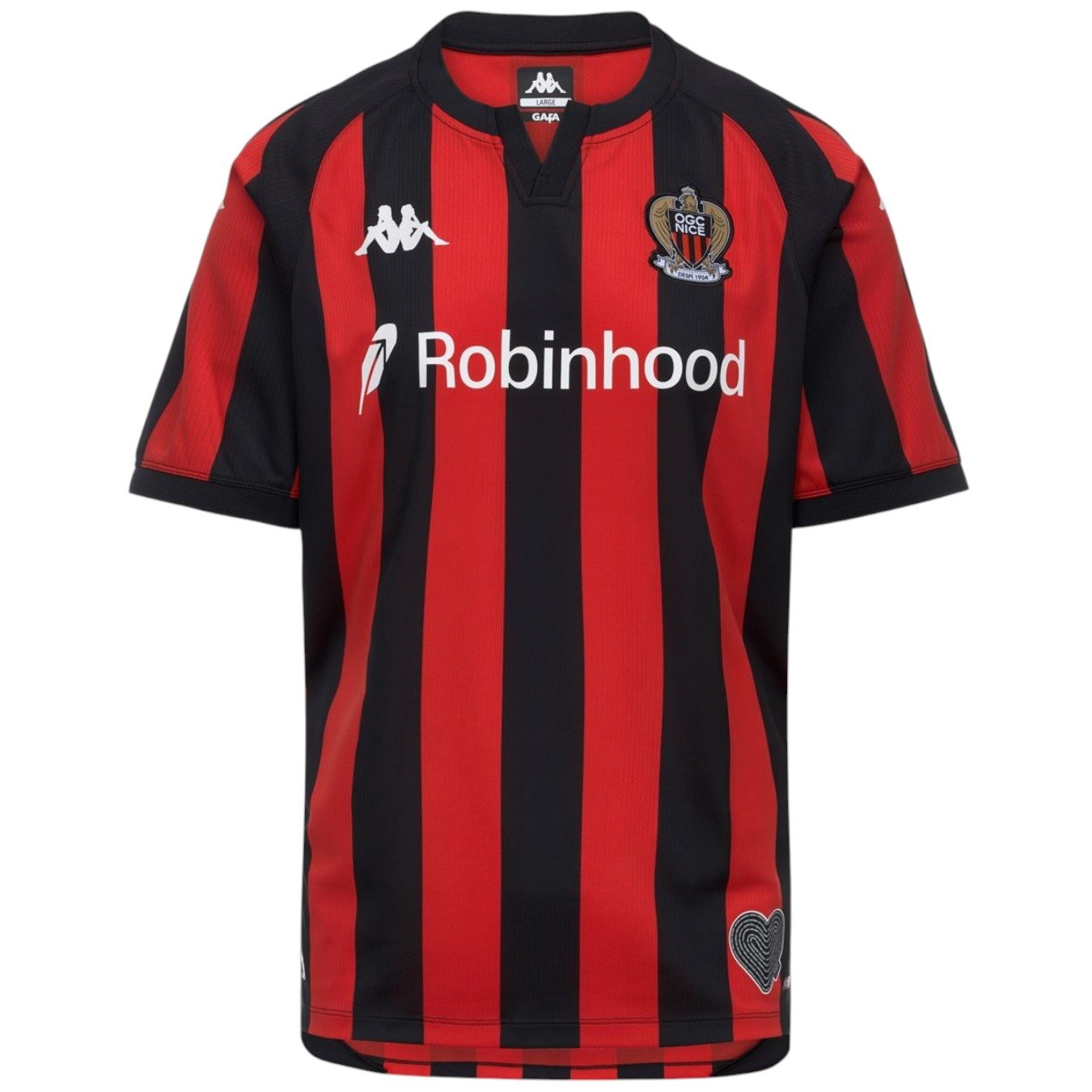 Men's Replica Le Coq Sportif OGC Nice Standard Jersey 26/27