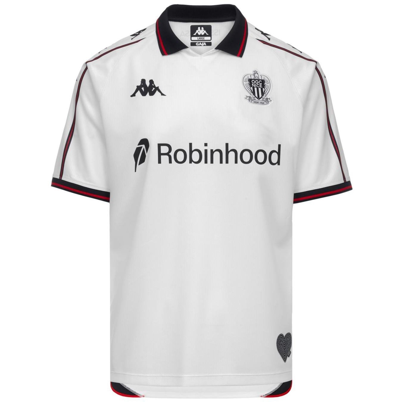 Men's Replica Le Coq Sportif OGC Nice Standard Jersey 26/27