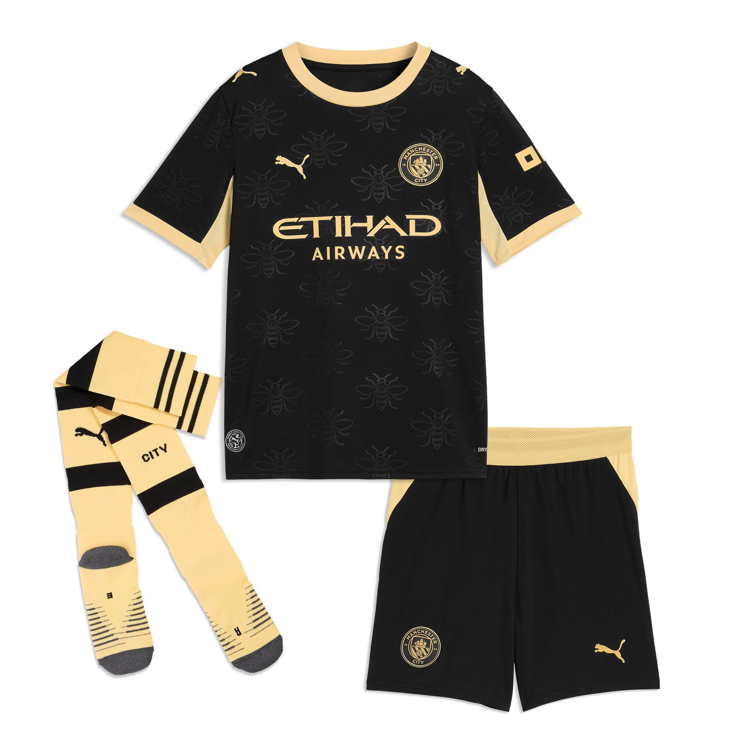 Kids Replica Puma Manchester City Away Kit 26/27