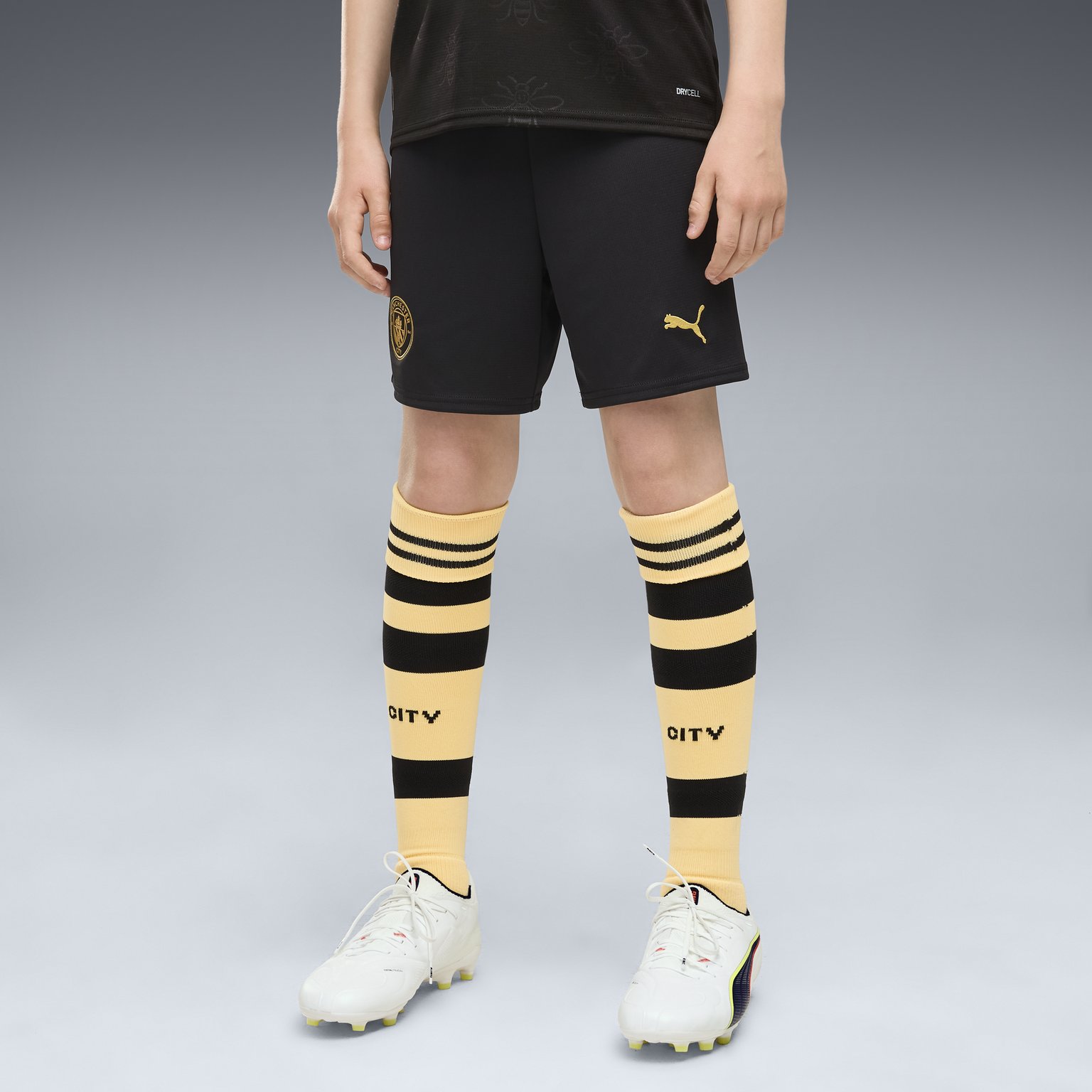 Kids Replica Puma Manchester City Standard Shorts 26/27 - Image 4