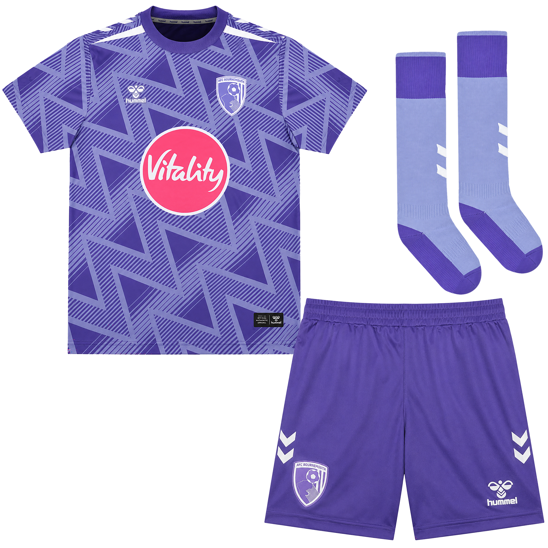 Kids Replica Hummel AFC Bournemouth Away Kit 26/27