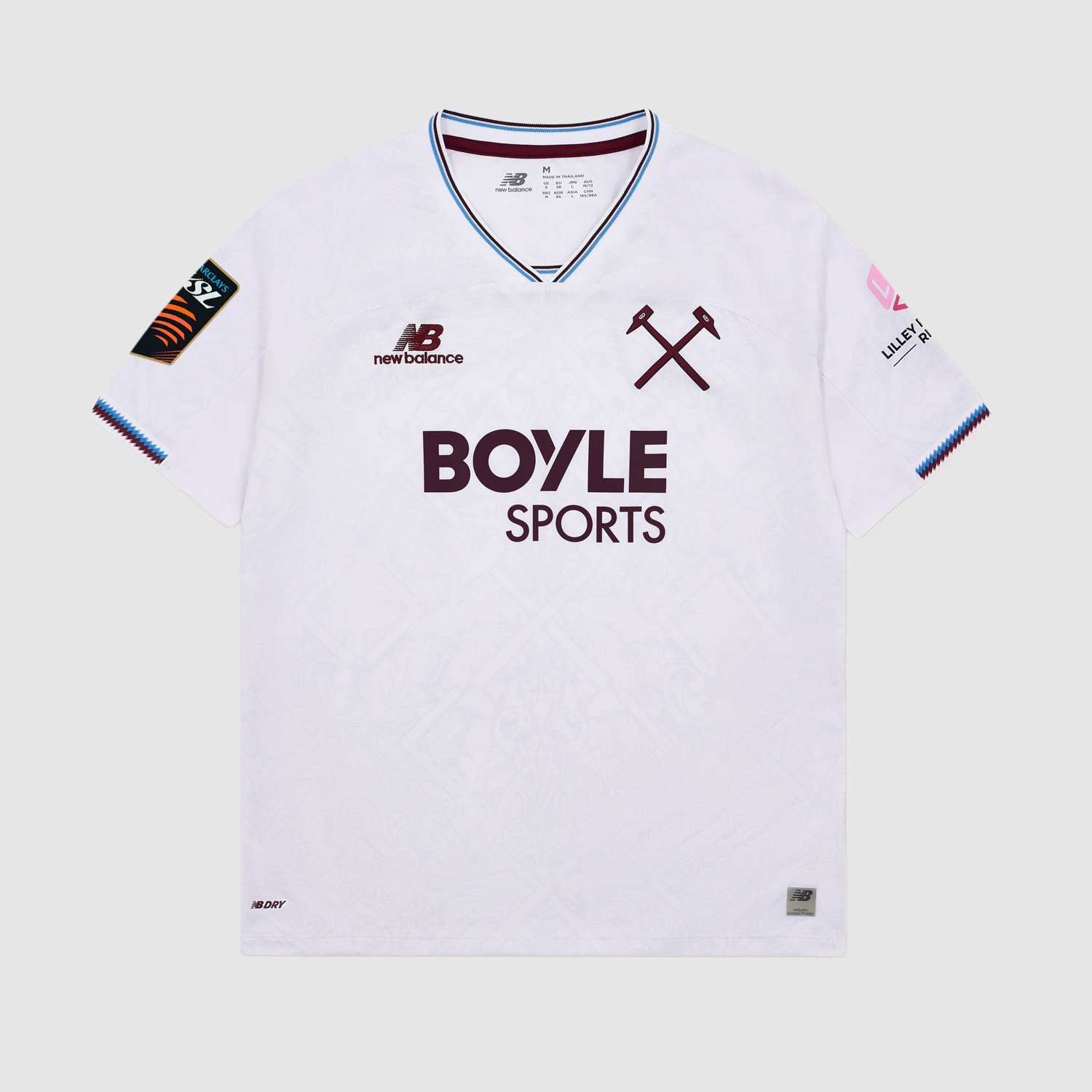 Women's Replica New Balance West Ham United Away Jersey 26/27