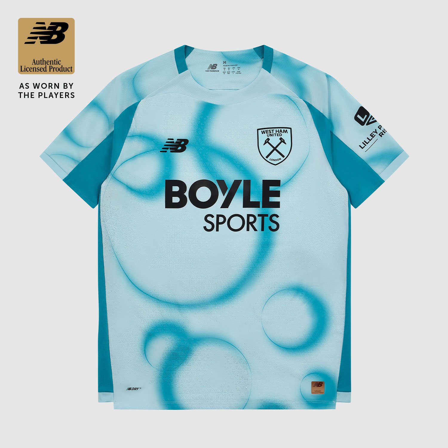 Men's Authentic New Balance West Ham United Third Jersey 26/27