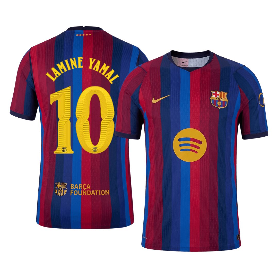 Men's Authentic Nike Barcelona Home Jersey 26/27 LAMINE YAMAL #10