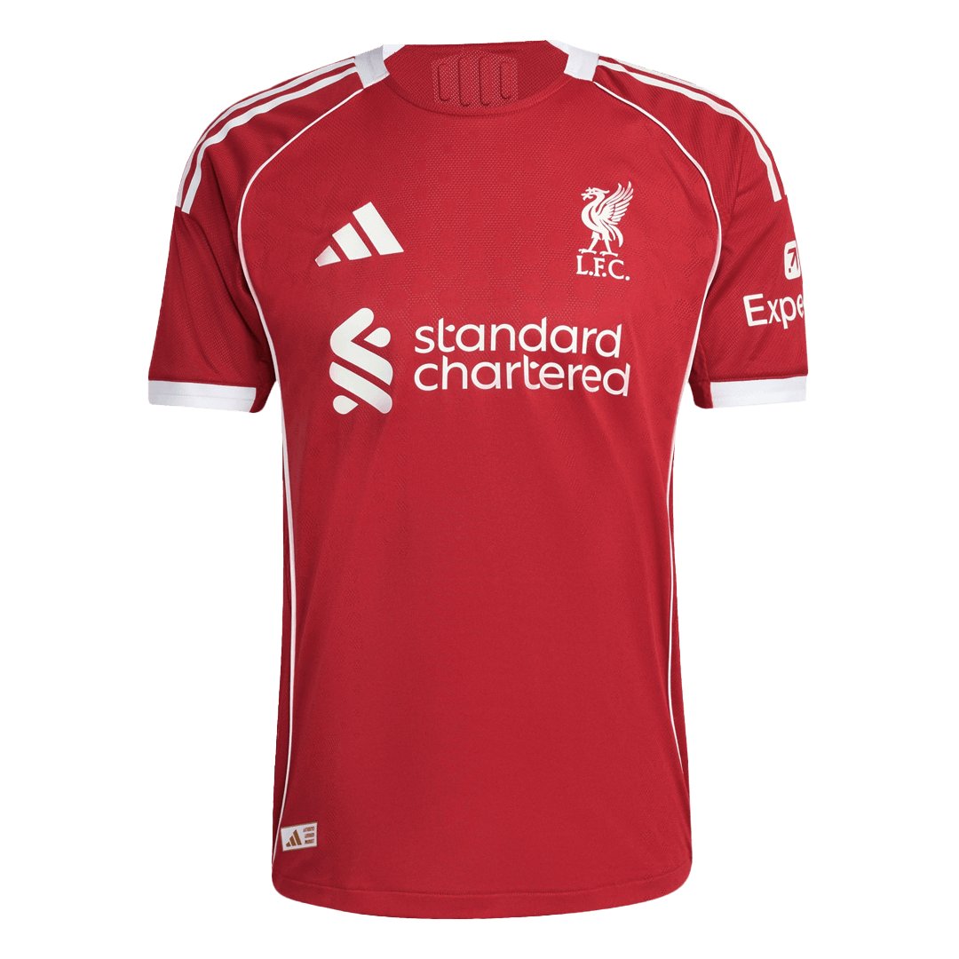 Men's Authentic adidas Liverpool Home Jersey 25/26 - Image 4