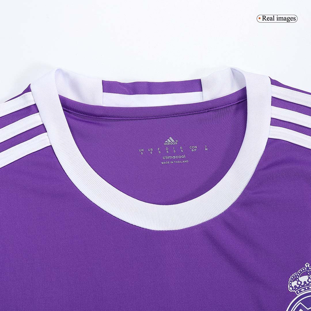 Men's Replica adidas Real Madrid Away Long Sleeve Jersey 16/17 BENZEMA #9 - Image 3