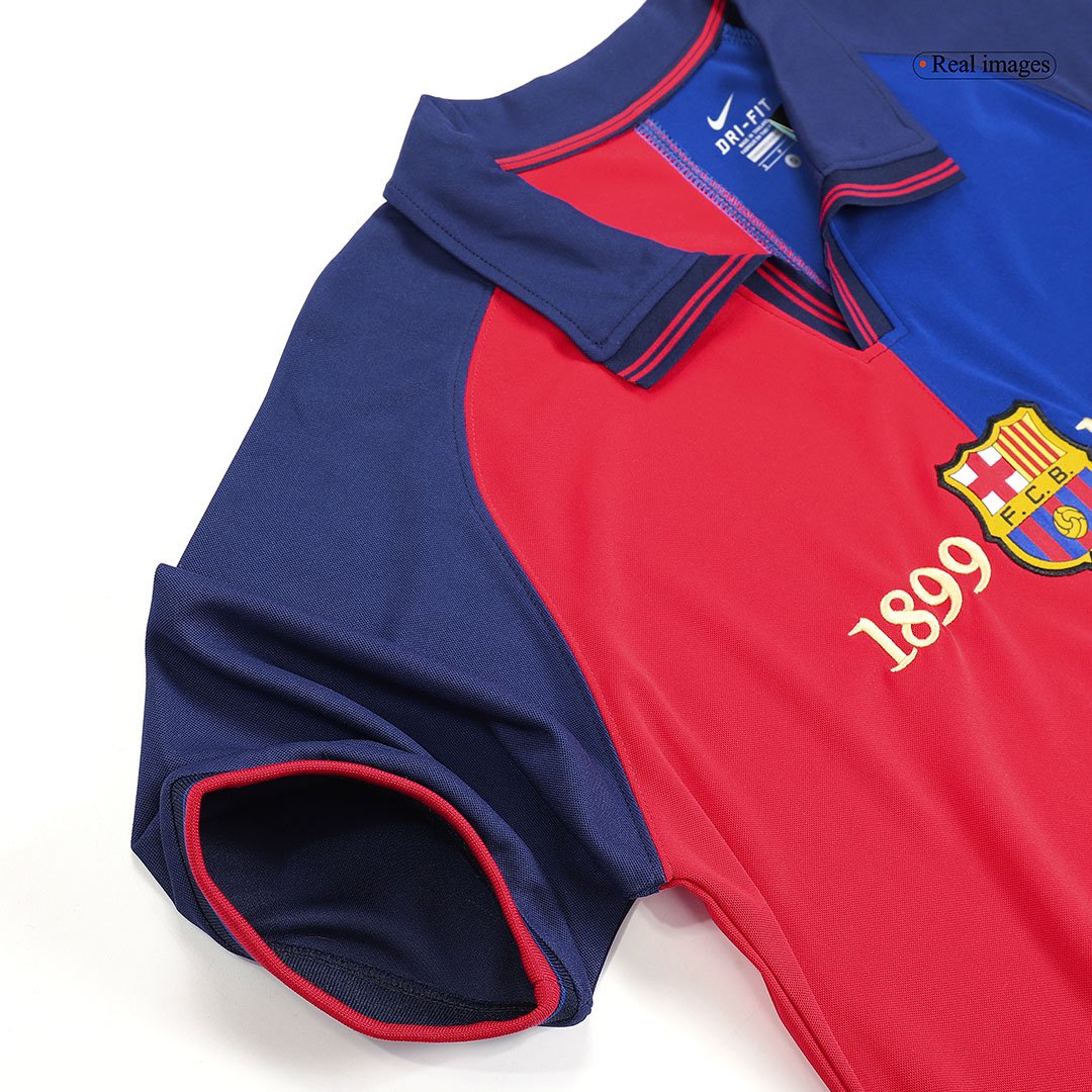 Men's Replica Nike Barcelona Anniversary Jersey 99/00 KLUIVERT #9 - Image 7