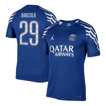 Men's Replica Jordan Paris Saint-Germain Fourth Jersey 24/25