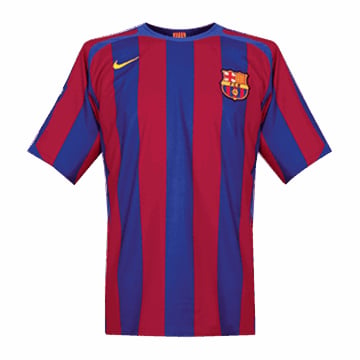 Men's Replica Nike Barcelona Home Jersey 05/06