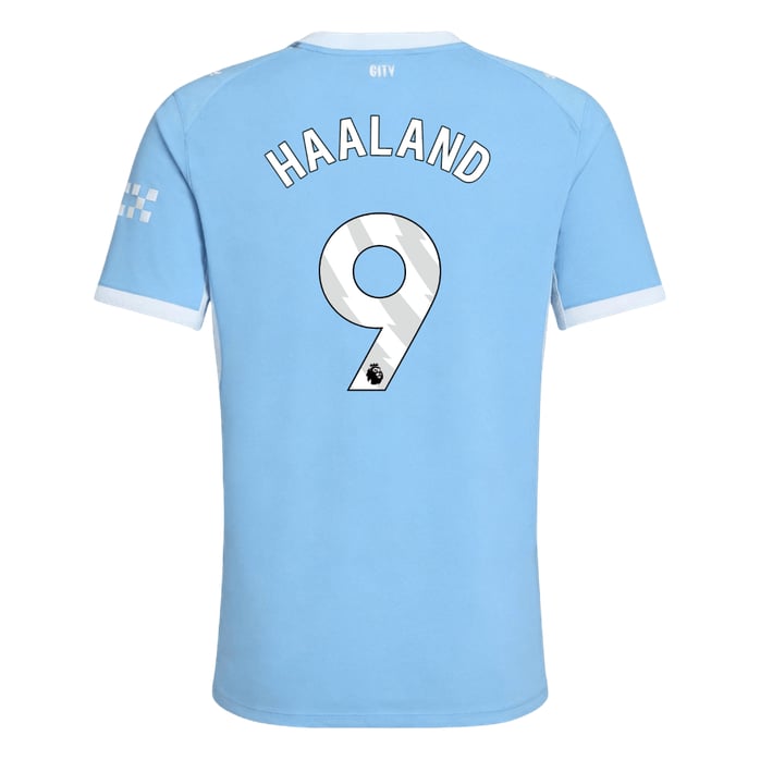 Men's Authentic Puma Manchester City Home Jersey 26/27 HAALAND #9 - Image 2