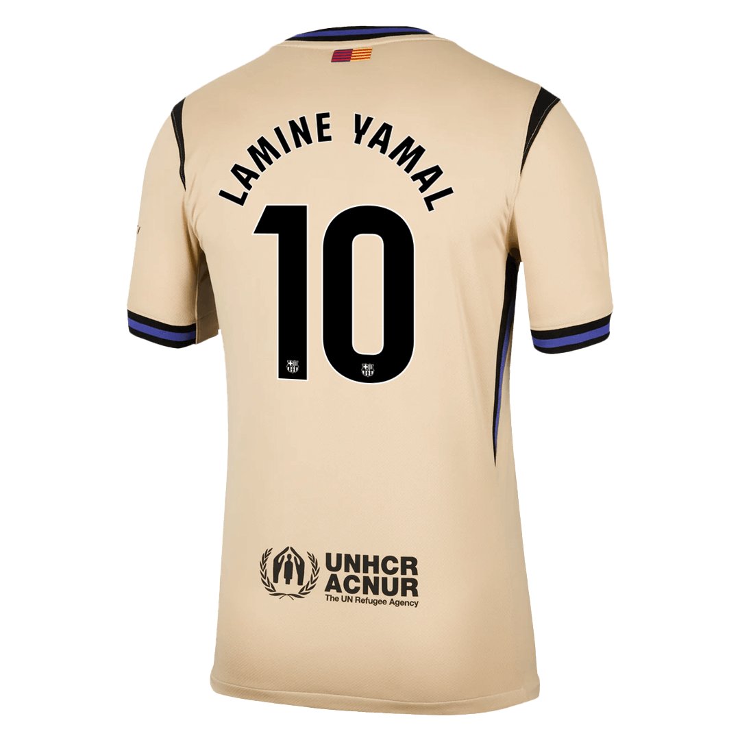 Men's Barcelona LAMINE YAMAL #10 Away Jersey 25/26 - Image 3