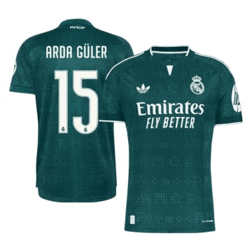 Men's Authentic adidas Real Madrid Away Jersey 26/27 ARDA GÜLER #15