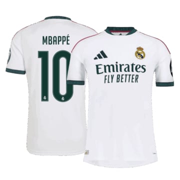 Men's Authentic adidas Real Madrid Home Jersey 26/27 MBAPPÉ #10