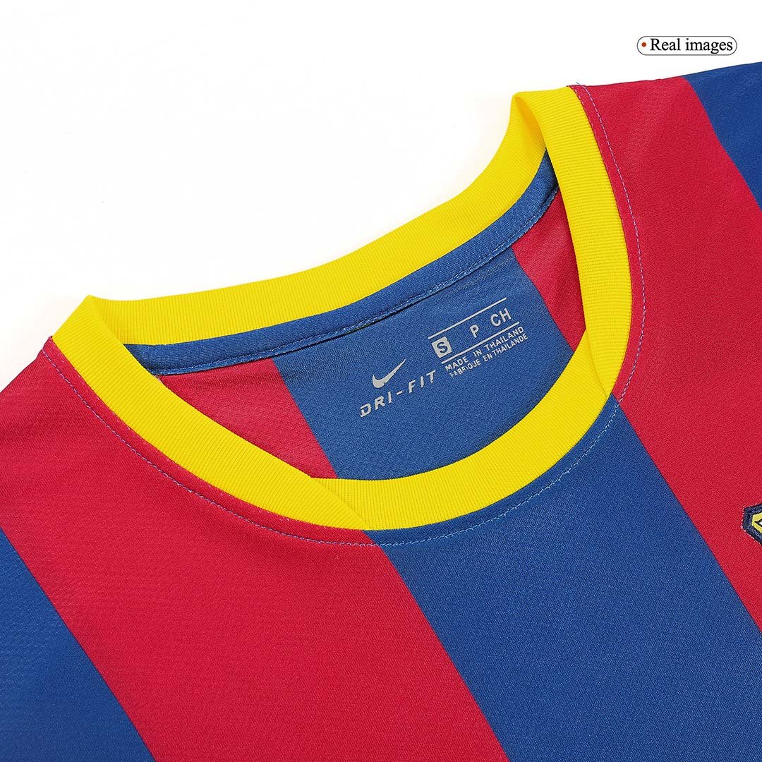Men's Replica Nike Barcelona Home Jersey 10/11 PUYOL #5 - Image 4