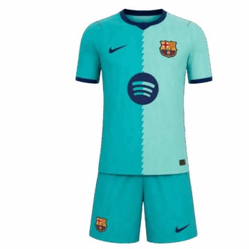 Kids Replica Nike Barcelona Third Kit 26/27