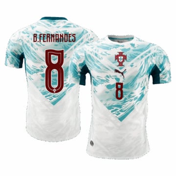 Men's Authentic Nike Portugal Away Jersey 2026 B.FERNANDES #8