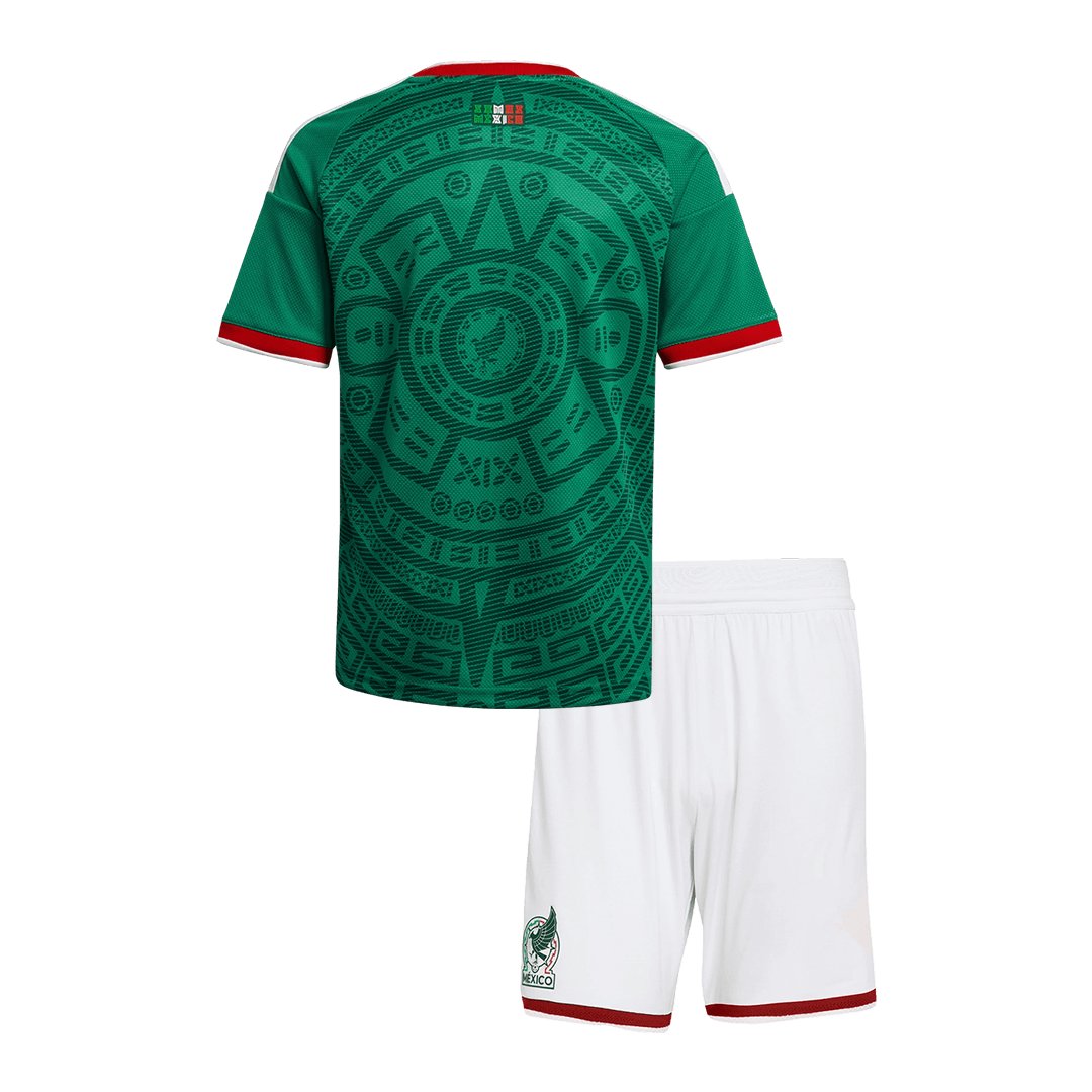 Kids Replica adidas Mexico Home Kit 2026 - Image 2