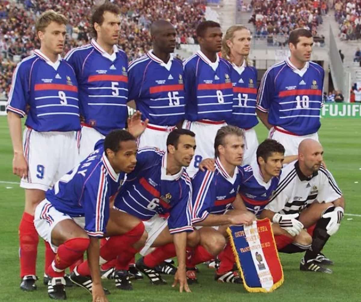 Men's Replica adidas France Home Jersey 1998 - Image 11