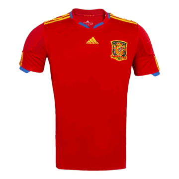 Men's Replica adidas Spain Home Jersey 2010