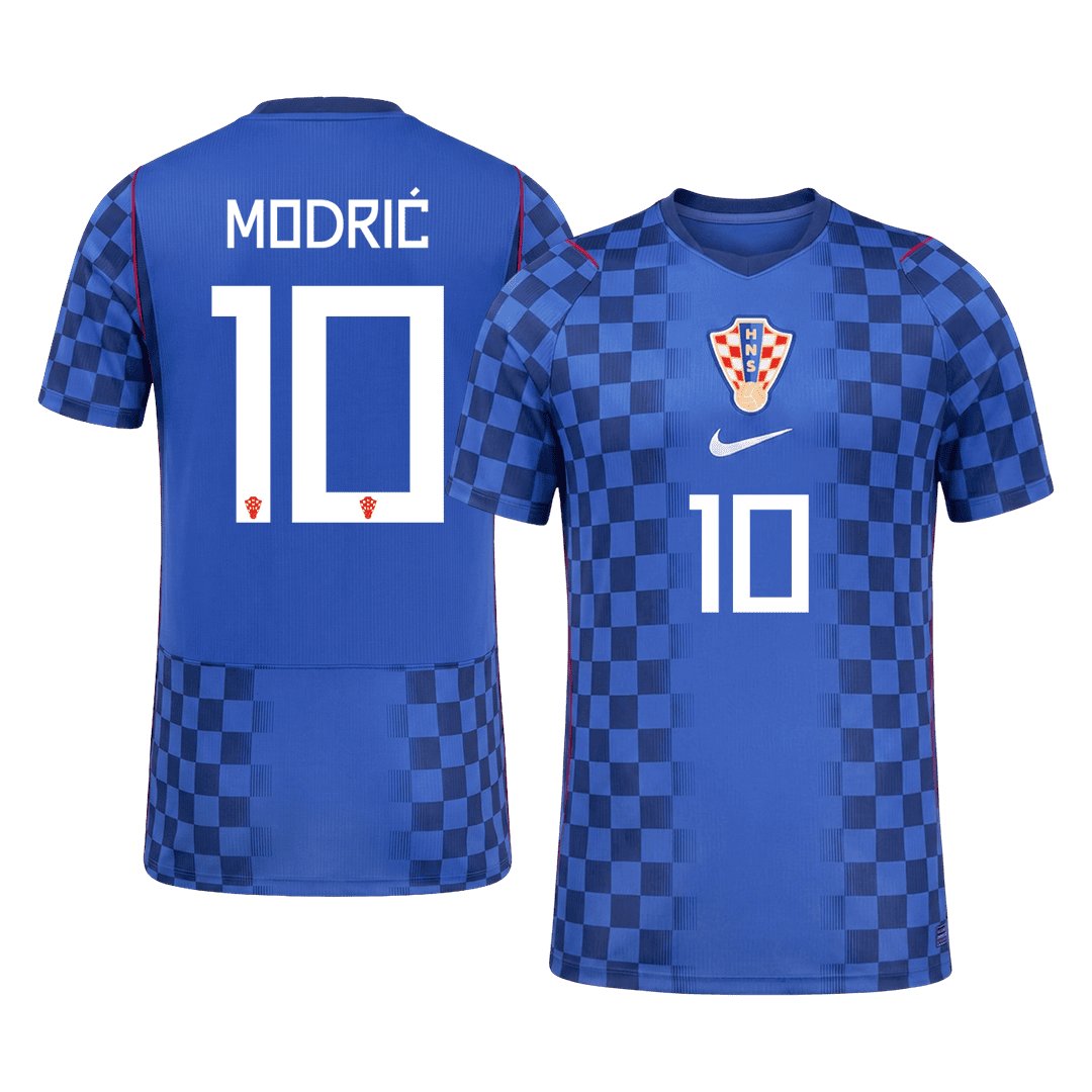 Men's Authentic Nike Croatia Away Jersey 2026 MODRIĆ #10