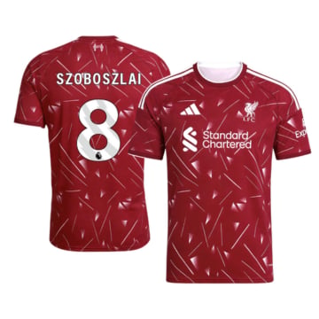 Men's Replica adidas Liverpool Home Jersey 26/27 SZOBOSZLAI #8