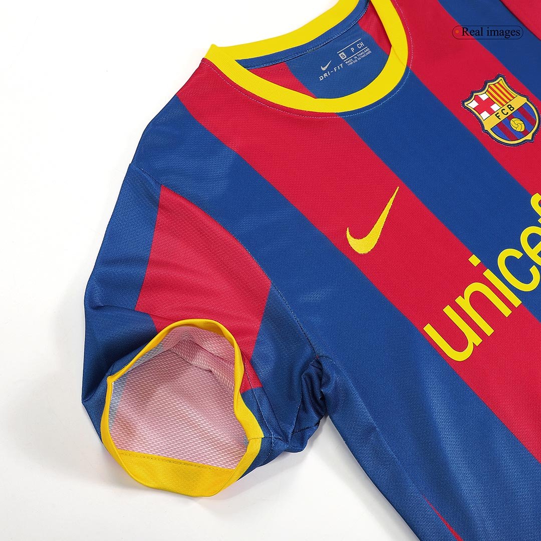 Men's Replica Nike Barcelona Home Jersey 10/11 PUYOL #5 - Image 10