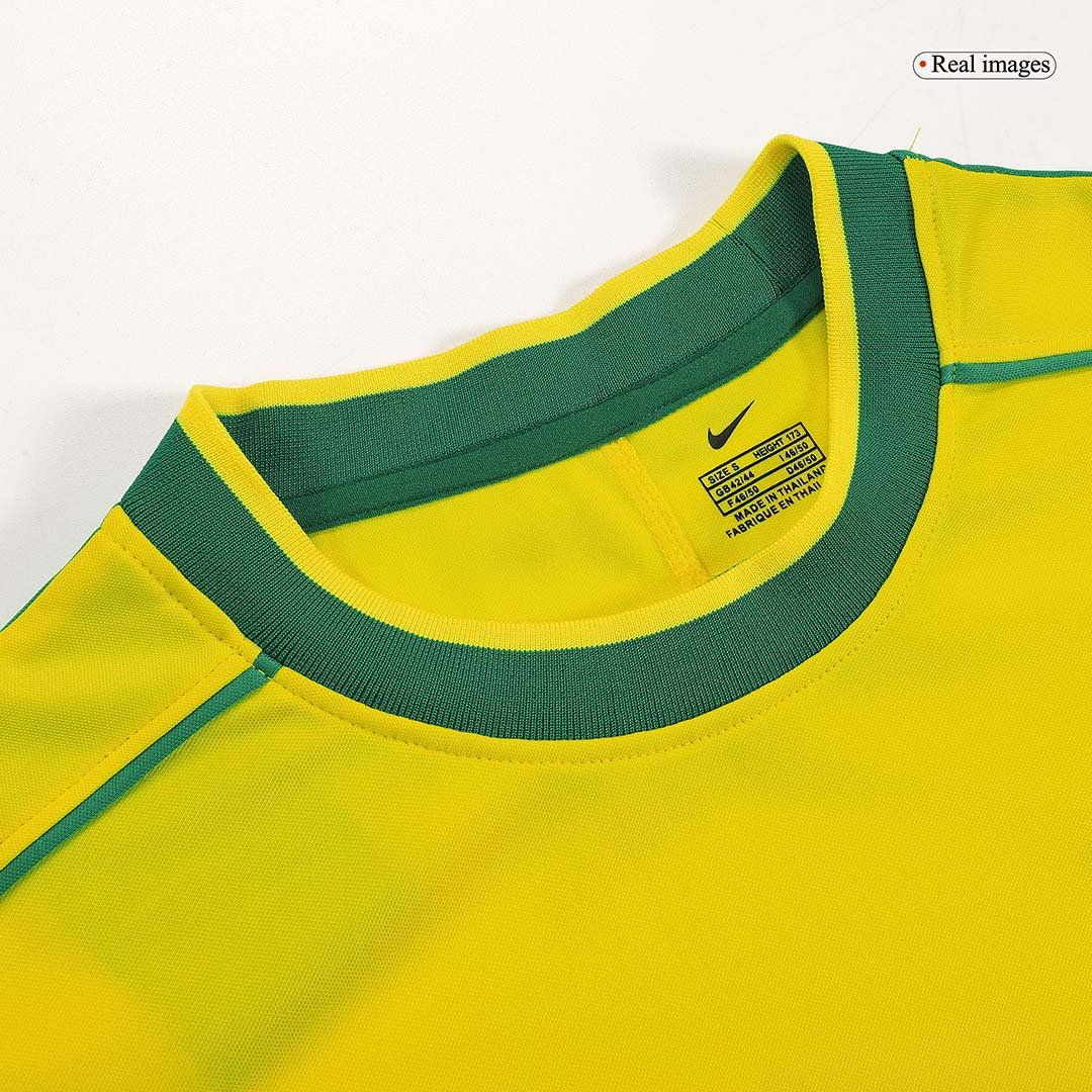 Men's Replica Nike Brazil Home Jersey 1998 - Image 5